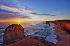 Twelve Apostels at sunset