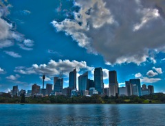 City of Sydney from the Botanical Garden