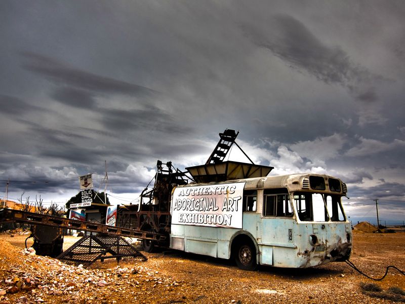 Schrottverwertung in Coober Pedy 