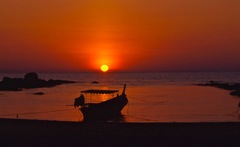 Sunset at Khao Lak Beach, Thailand