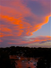 Dusk over Burns Bay