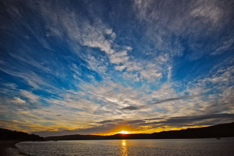 Sonnenuntergang bei Pittwater