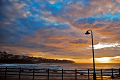 Ein Morgen am Bronte Beach